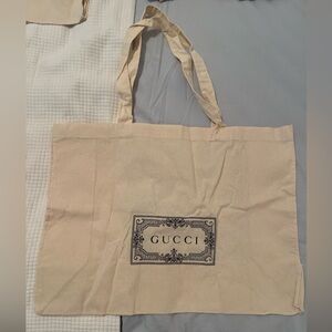 Authentic GUCCI Lightweight Canvas Shopping Tote | Dust / Storage Bags